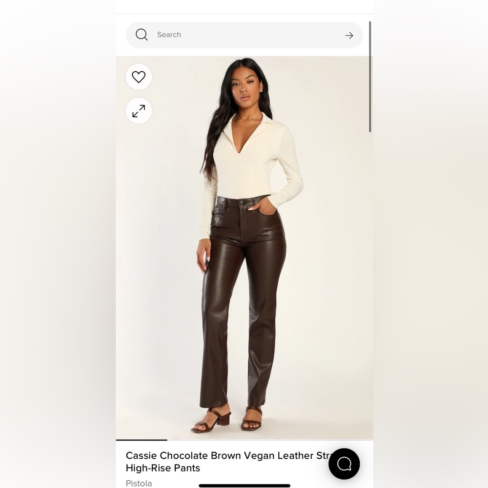 Pistola Faux Leather pants